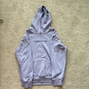 Skechers Gray Sweatshirt Classic Pullover Hoodie